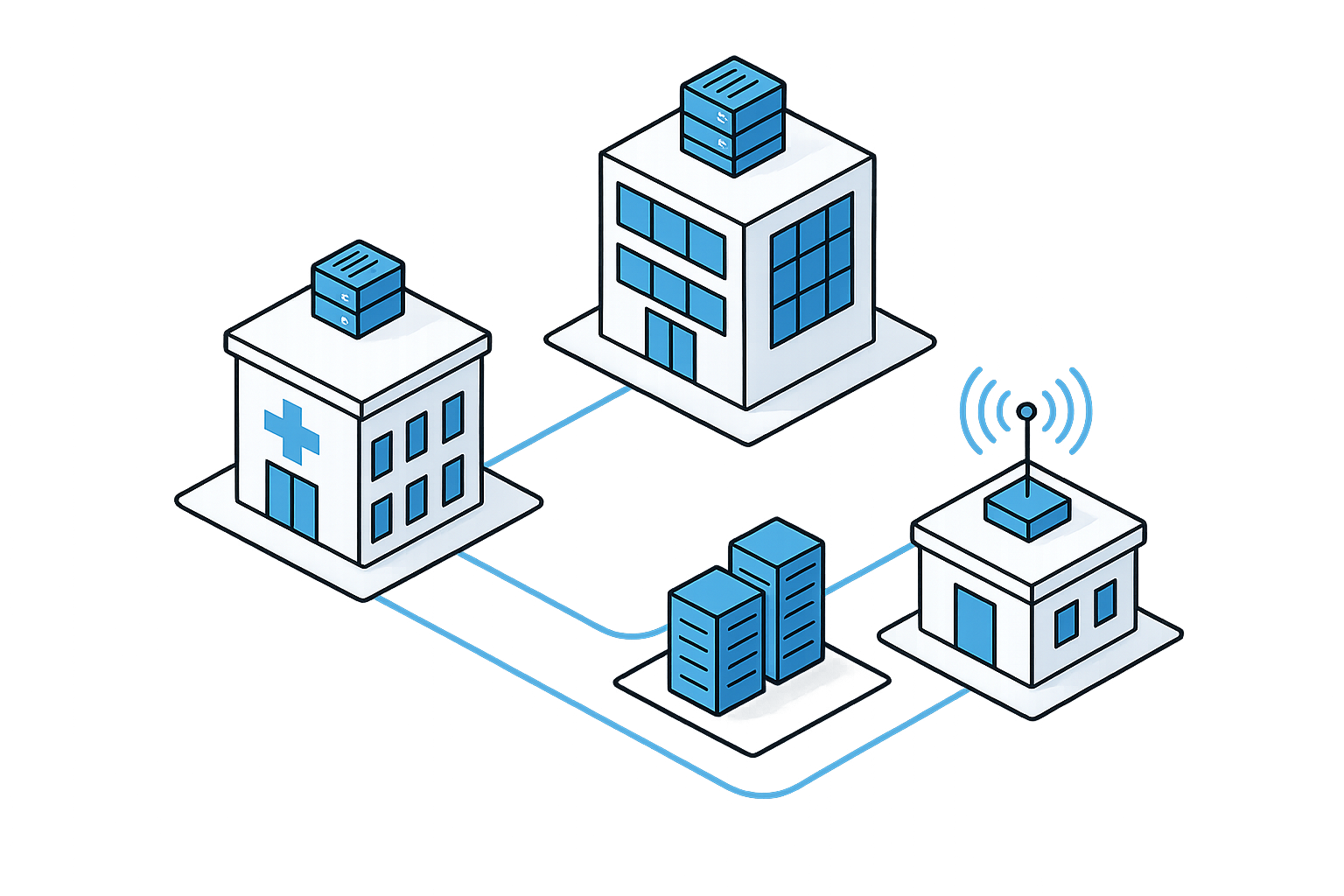 Illustration Connectivité multi-sites